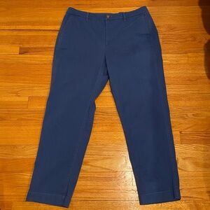 J.Crew High-Rise Girlfriend Blue Chino Pants Size 12